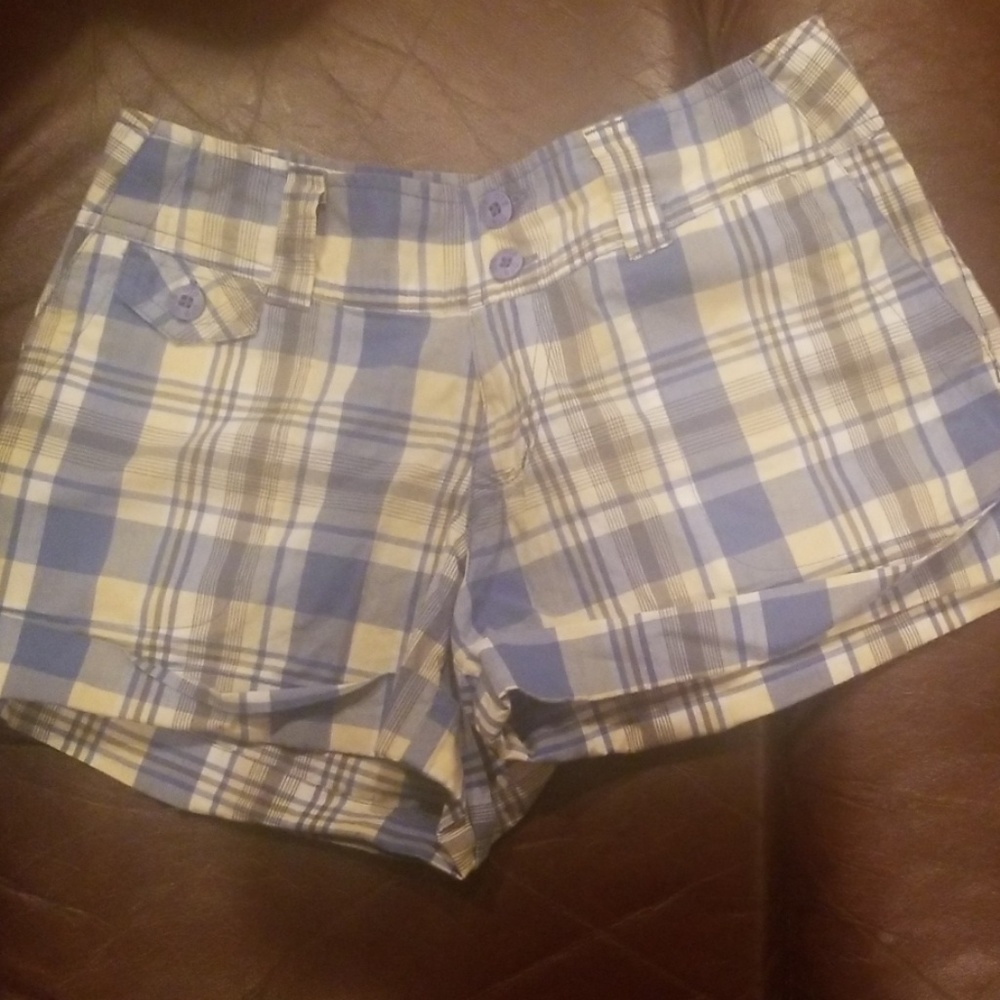 Plaid shorts